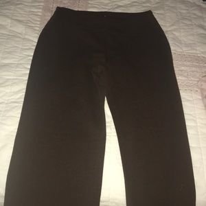 2 set, yoga pants and coat, dark brown